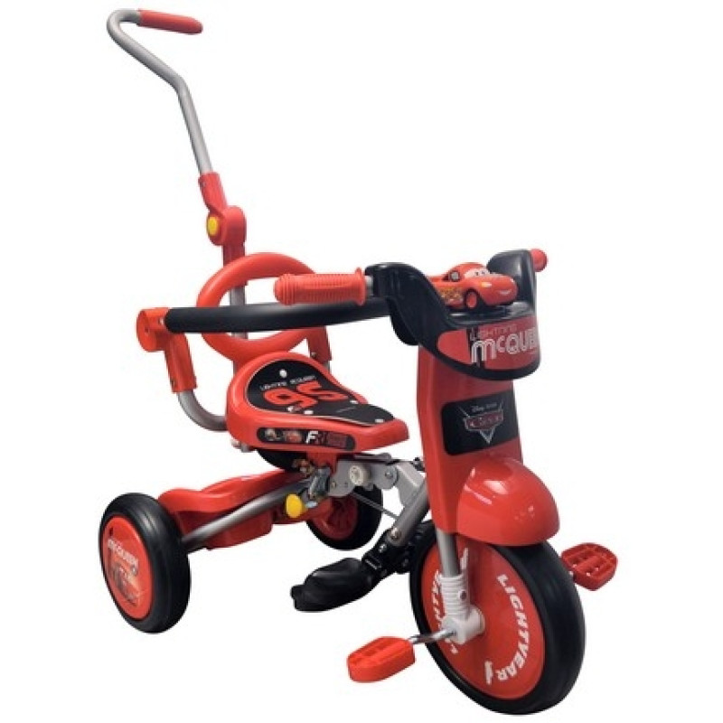 fisher price tricycle with push handle