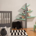 Babyletto Spruce Tree Bookcase - Grey / Cool Mint