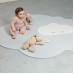 Quut Toys Head In The Clouds Playmat (Large 175 x 145cm) - Pearl Grey