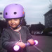 Micro Scooter Helmet Lightweight - Floral Purple
