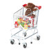 Melissa & Doug Shopping Cart Toy - Metal Grocery Wagon